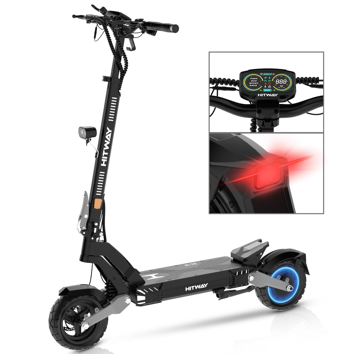 H10 1600W E‑Scooter mit ABE