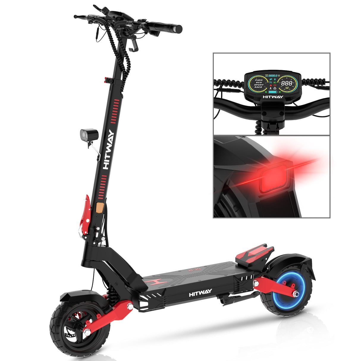 H10 1600W E‑Scooter mit ABE