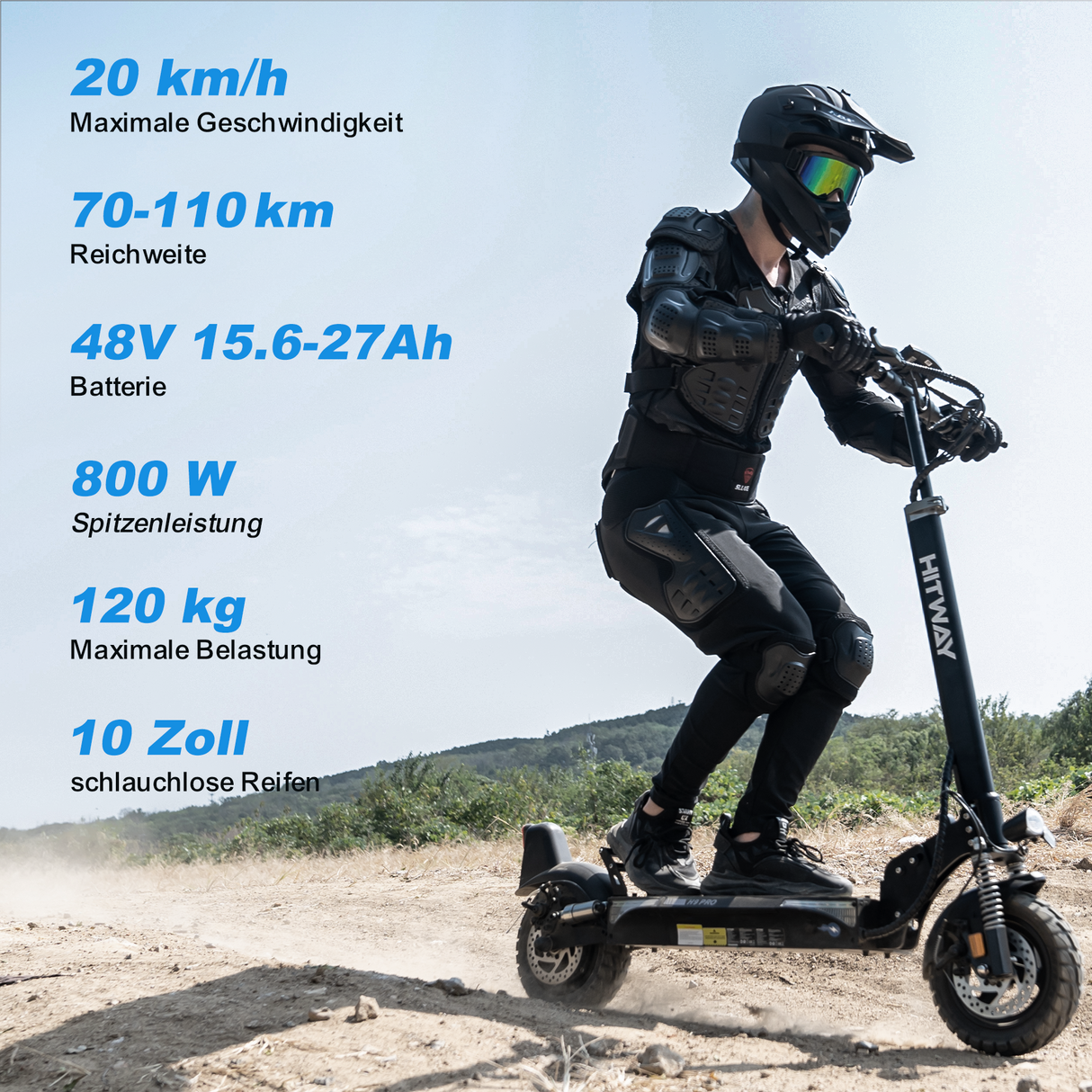 H9 PRO E‑Scooter mit ABE