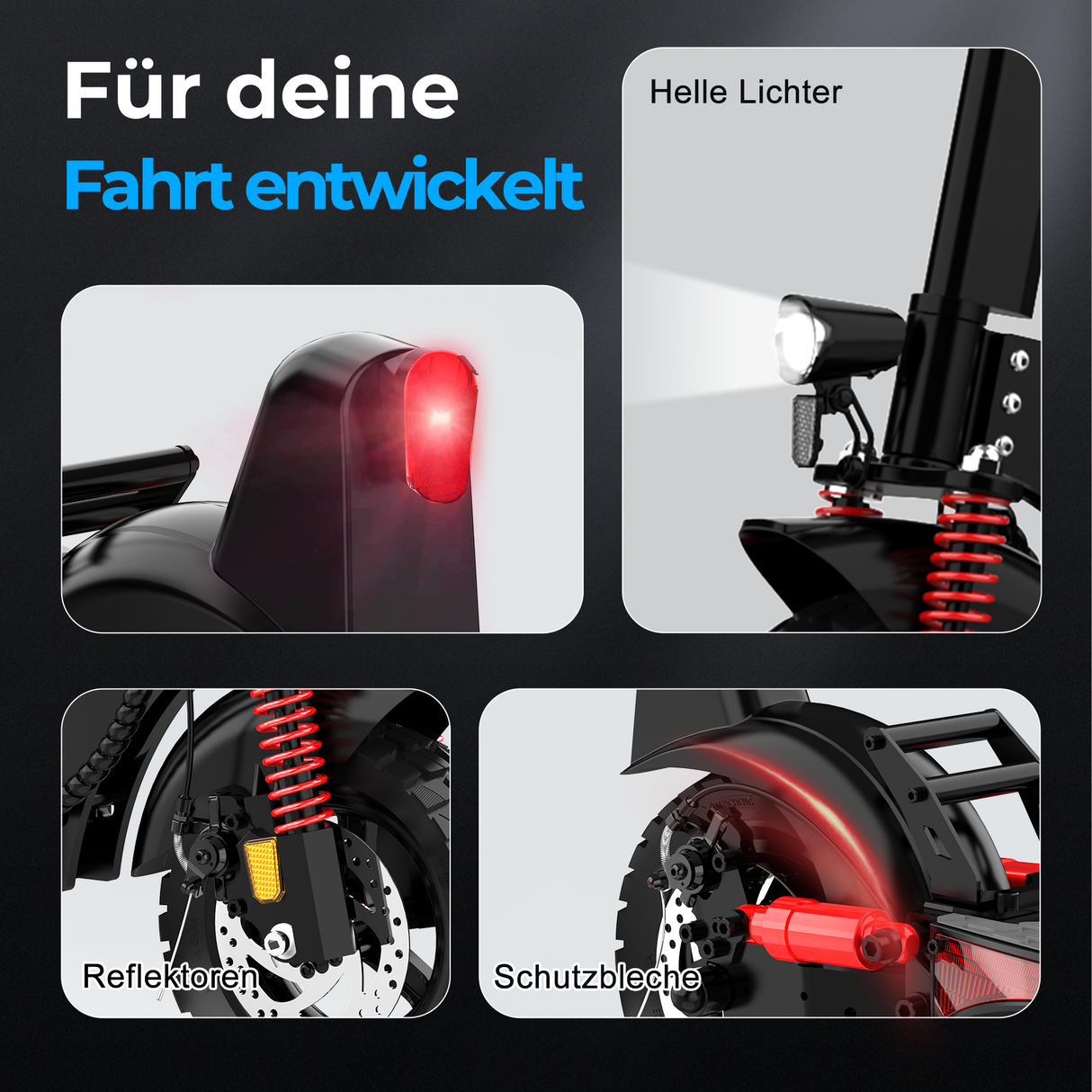 H9 PRO E‑Scooter mit ABE