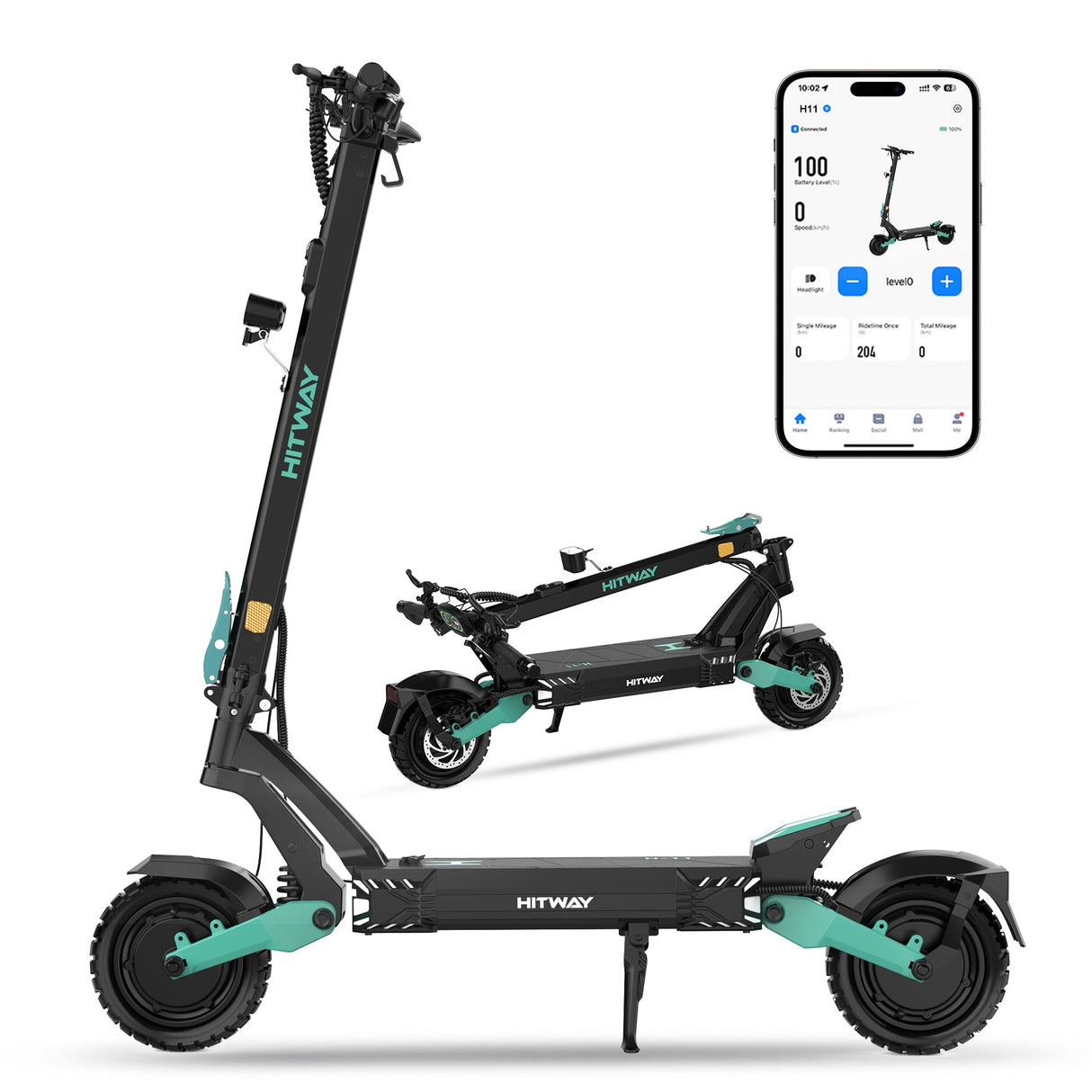 H11 ABE 1600W*2 E‑Scooter